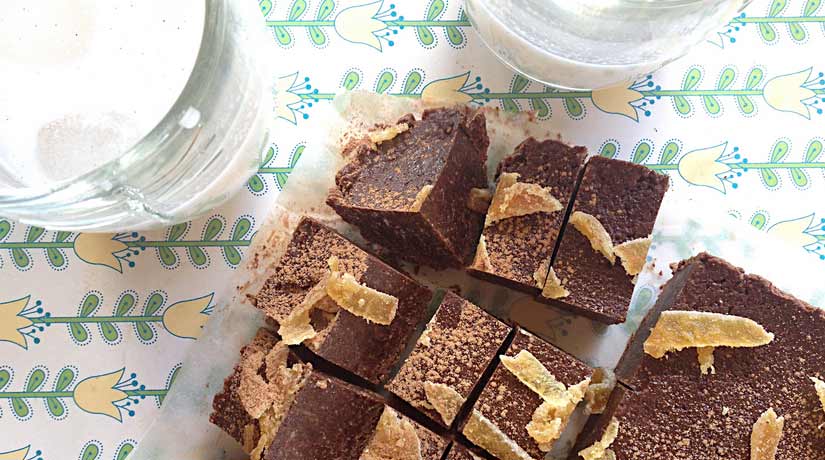 Spiced Ginger & Cacao Fudge