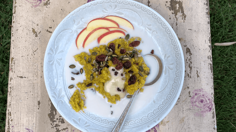 Golden Quinoa & Millet Porridge