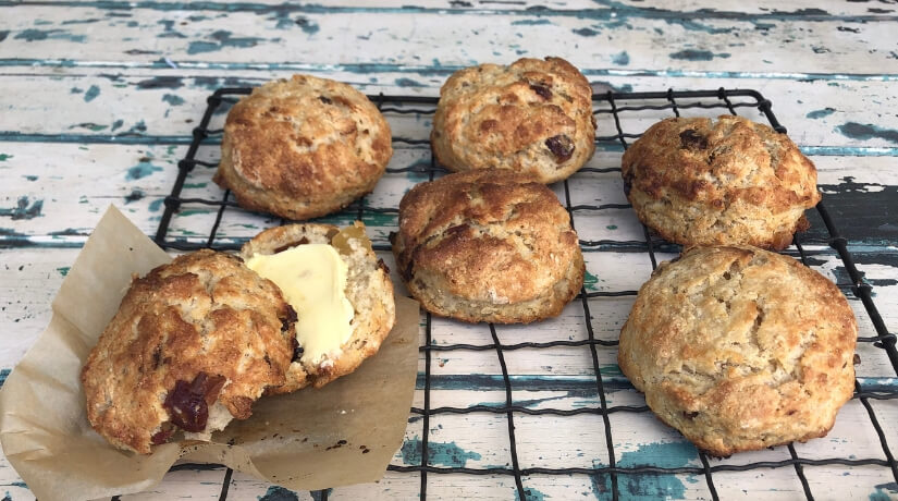 Date and Ginger Scones