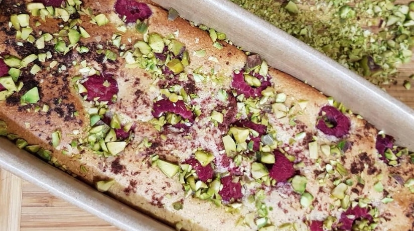 Polenta Cake with Berries