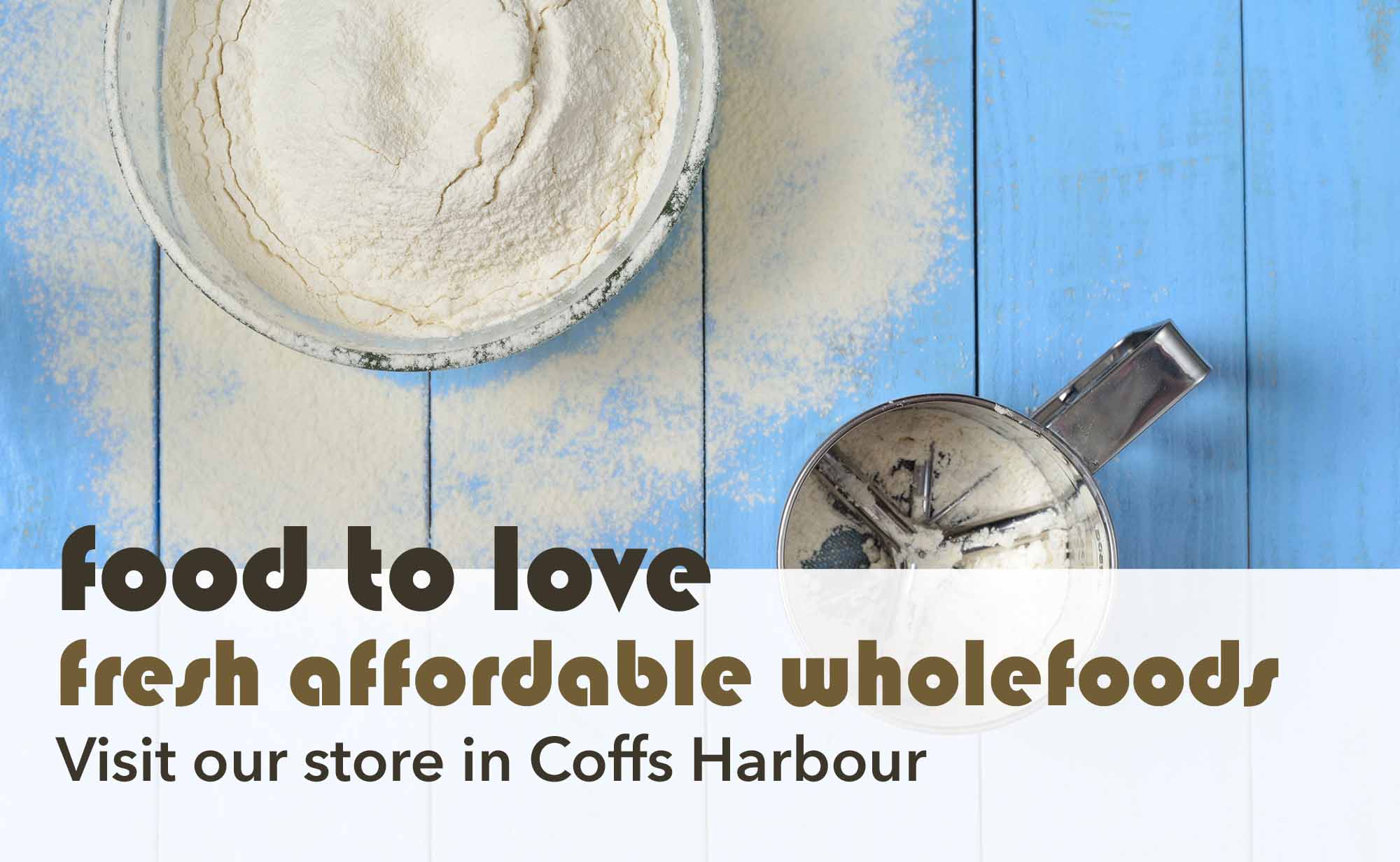 Affordable Wholefoods Coffs Harbour Store Banner 2022 Mobile