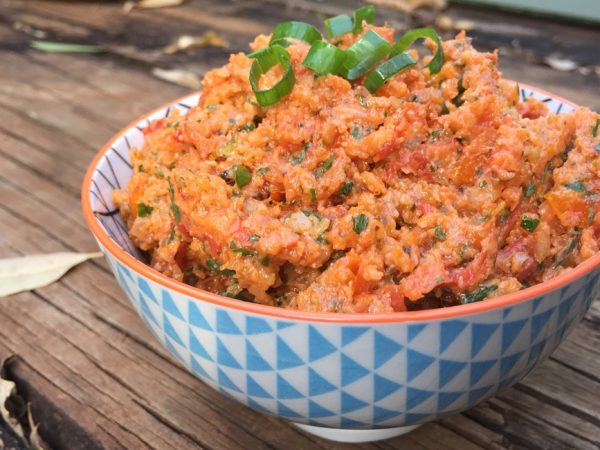 Macadamia Nut Semi-Dried Tomato Pesto